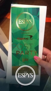 ESPYS after party ticket