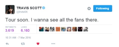 TravisScottTweet